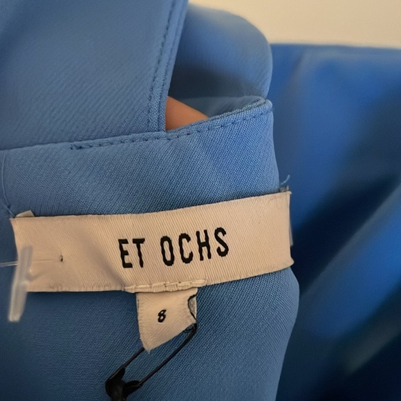 Cushnie Et Ochs The River Bandage Strap‎ Gown Women’s Size 8 Column Twill Blue - Picture 11 of 13